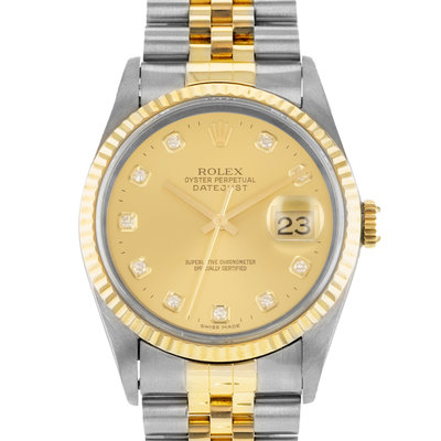 Rolex Datejust 36 16233 Champagne Dial 36