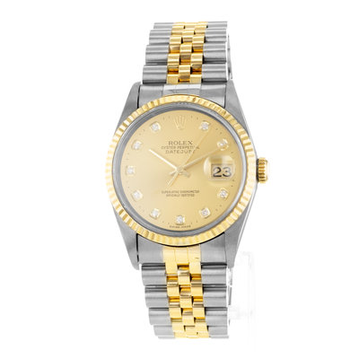 Rolex Datejust 36 16233 Champagne Dial 36