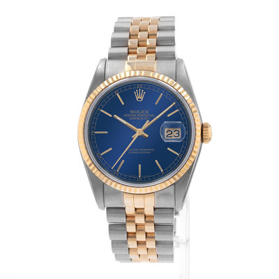 Rolex Datejust 36 16233 Blue Dial 36
