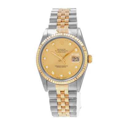Rolex Datejust 36 16233 Yellow Dial 36