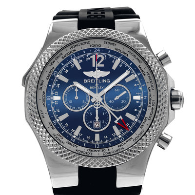 Breitling Bentley GMT A47362 Blue Dial 49