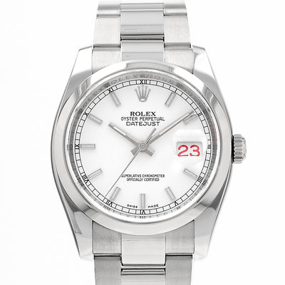 Rolex Datejust 36 116200 White Dial 36