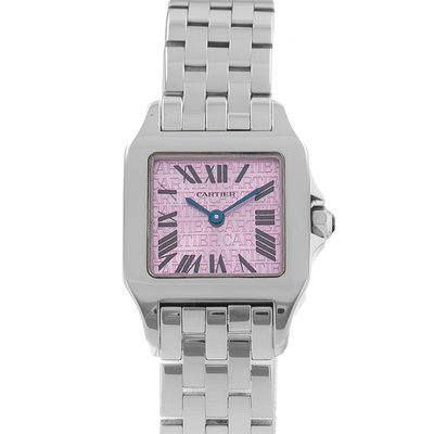 Cartier Santos Demoiselle W2510002 3140 Purple Dial 20