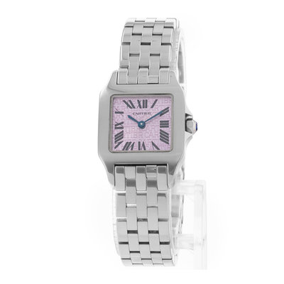 Cartier Santos Demoiselle W2510002 3140 Purple Dial 20