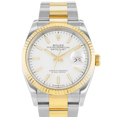 Rolex Datejust 36 126233 White Dial 36