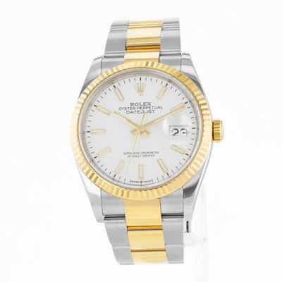 Rolex Datejust 36 126233 White Dial 36