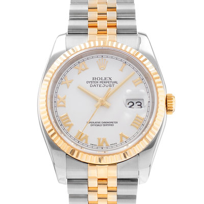Rolex Datejust 36 116233 White Dial 36