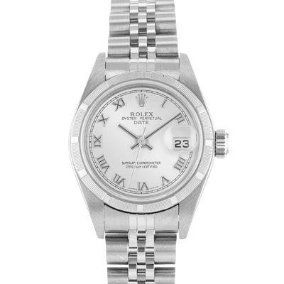 Rolex Oyster Perpetual Date 79190 Silver Dial 26