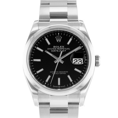 Rolex Datejust 36 126200 Black Dial 36