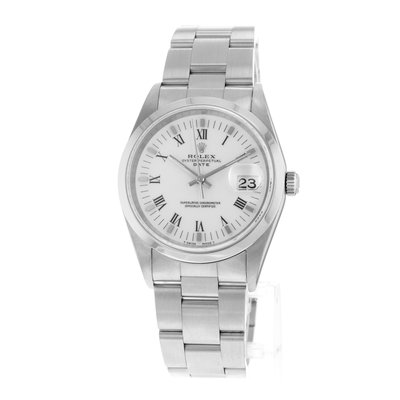 Rolex Oyster Perpetual Date 34 15200 White Dial 34