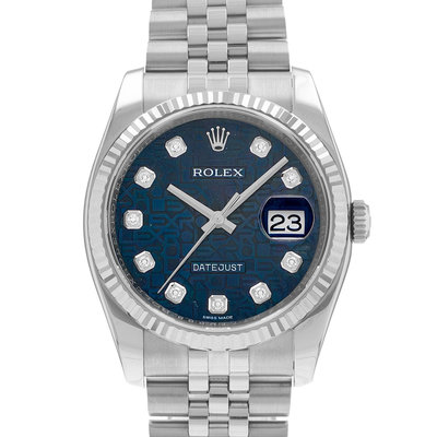 Rolex Datejust 36 116234 Blue Dial 36