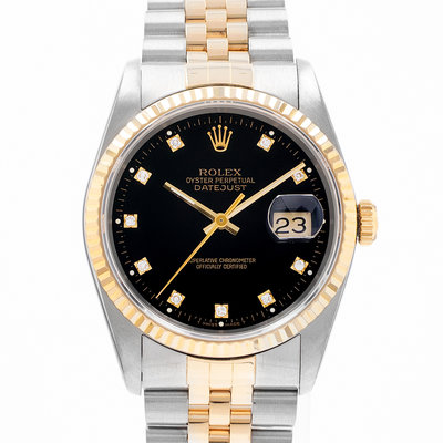 Rolex Datejust 36 16233 Black Dial 36