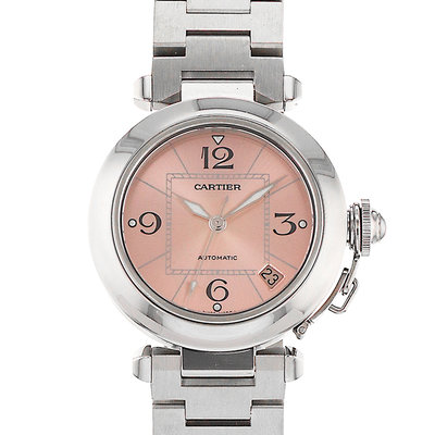 Cartier Pasha C W31075M7 2324 Pink Dial 35