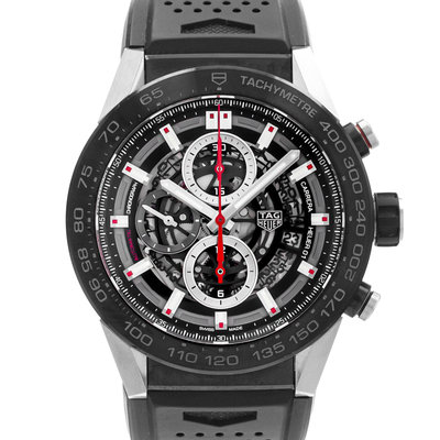 TAG Heuer Carrera Heuer 01 CAR2A1Z-0 Black Dial 45