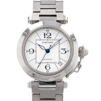 Cartier Pasha W31074M7 2324 White Dial 35