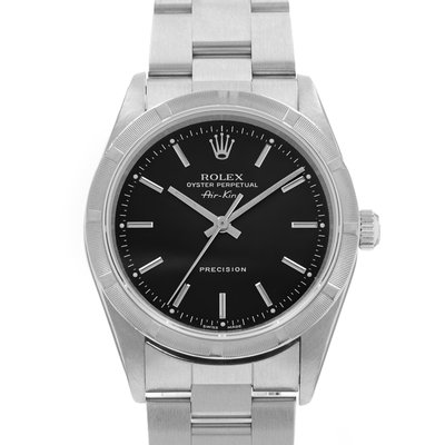 Rolex Air King 14010 Black Dial 34