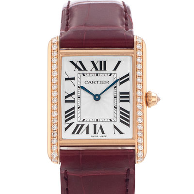 Cartier Tank Louis WJTA0014 3983 Silver Dial 33mm
