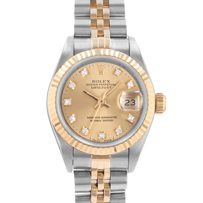 Rolex Datejust 69173G Champagne Dial 26
