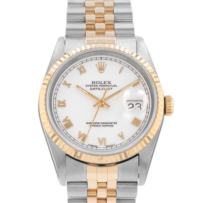 Rolex Datejust 36 16233 White Dial 36