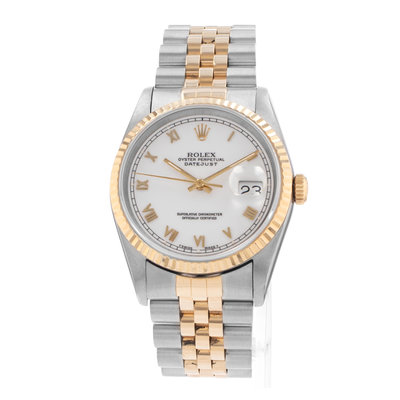 Rolex Datejust 36 16233 White Dial 36