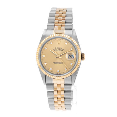 Rolex Datejust 36 16233 Champagne Dial 36