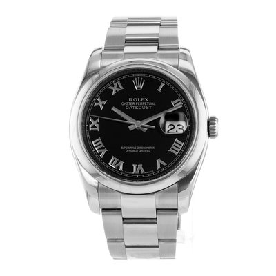 Rolex Datejust 36 116200 Black Dial 36