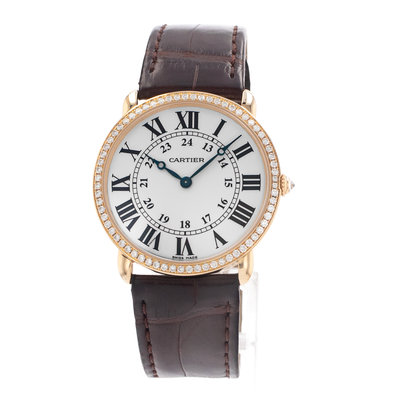Cartier Ronde Louis  WR000451 2888 Silver Dial 36