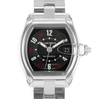 Cartier Roadster W62002V3 2510 Black Dial 38