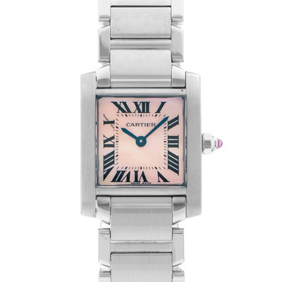 Cartier Tank Francaise W51028Q3 2384 Pink Dial 20