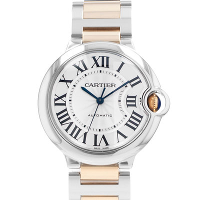 Cartier Ballon Bleu 36 W2BB0012 3284 Silver Dial 36