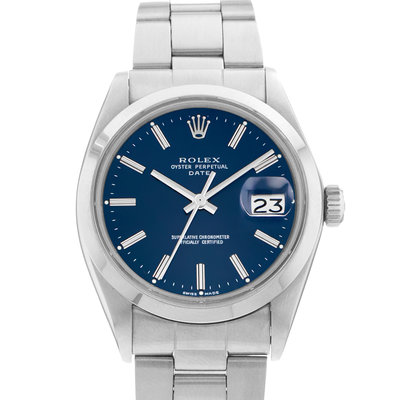 Rolex Oyster Perpetual Date 1500 Blue Dial 34