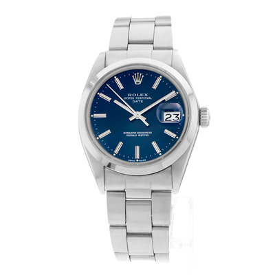 Rolex Oyster Perpetual Date 1500 Blue Dial 34