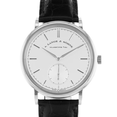 A Lange & Sohne Saxonia 380.026 Silver Dial 38mm