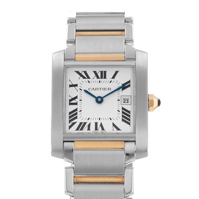 Cartier Tank Française W51012Q4 2465 White Dial 25