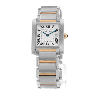 Cartier Tank Française W51012Q4 2465 White Dial 25