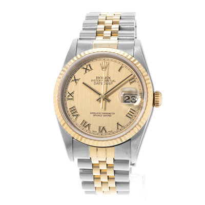 Rolex Datejust 36 16233 Gold Dial 36