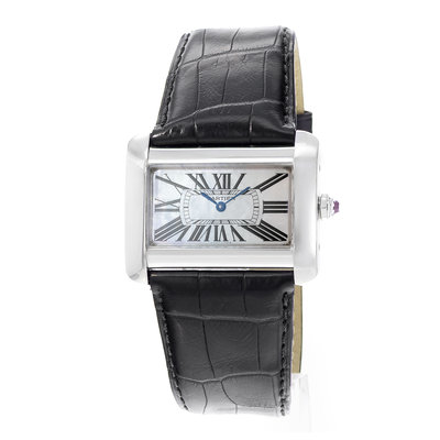 Cartier Tank Divan W6301355 2600 Mother of pearl Dial 38x30