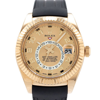 Rolex Sky-Dweller  326138 Champagne Dial 42
