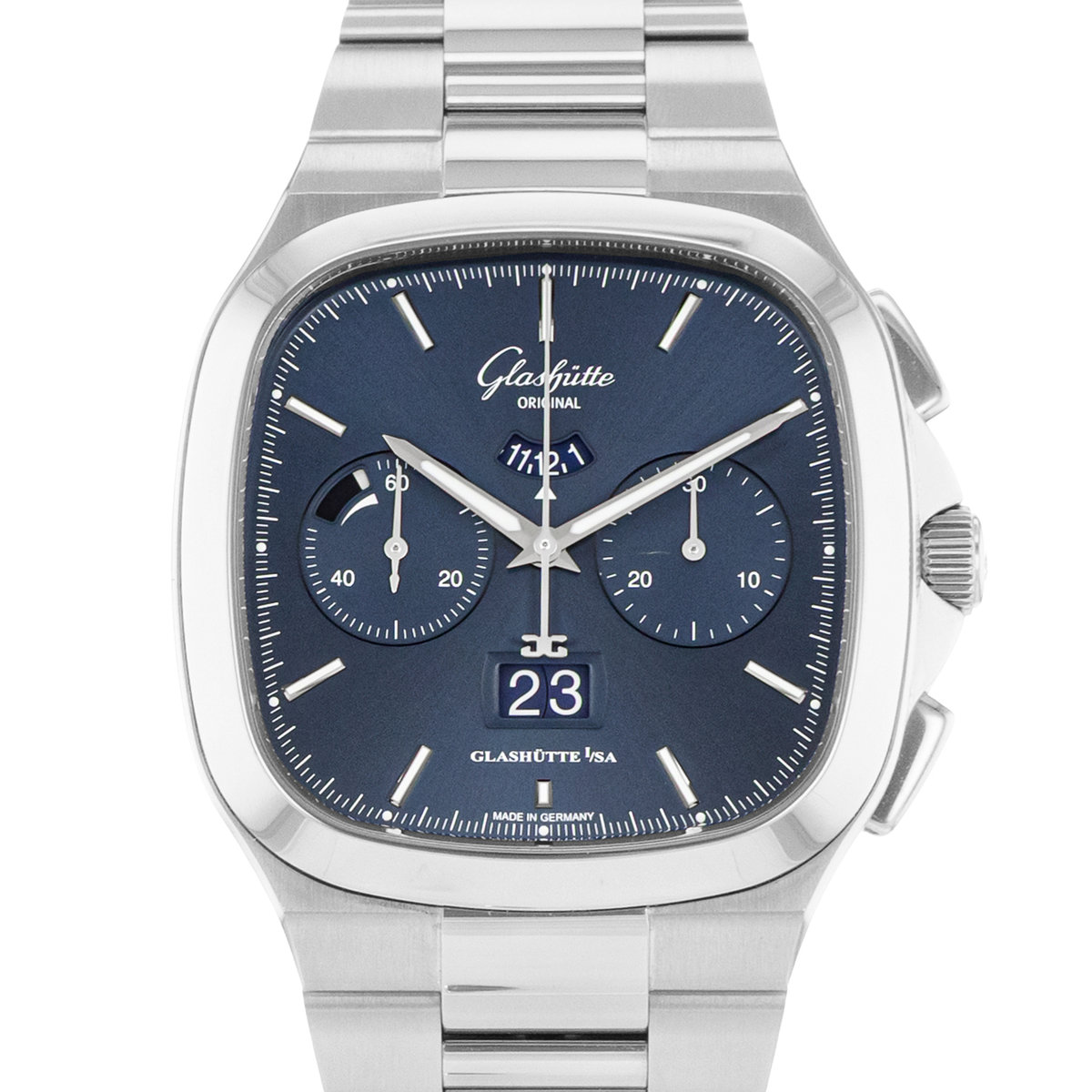 Glashutte Original Seventies 1-37-02-08-02-70 Chronograph Panorama Mens Watch