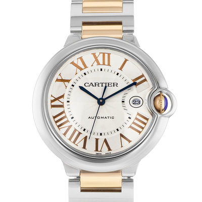 Cartier Ballon Bleu 42mm W6920095 3765 Silver Dial 42