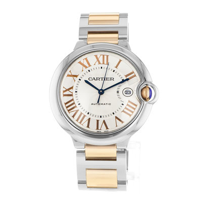 Cartier Ballon Bleu 42mm W6920095 3765 Silver Dial 42