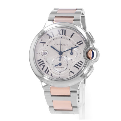 Cartier Ballon Bleu 44mm W6920063 3109 Silver Dial 44