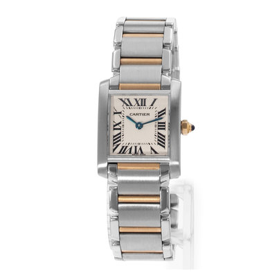 Cartier Tank Francaise SM W51007Q4 2384 Silver Dial 20