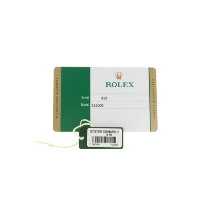 Rolex Datejust 36 116200 Silver Dial 36
