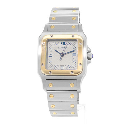 Cartier Santos Galbee LM W20030C4 Silver Dial 29x41