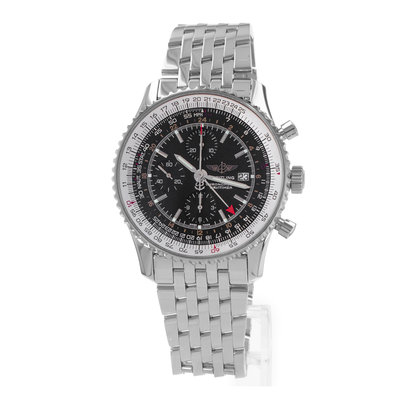 Breitling Navitimer World A24322 Black Dial 46