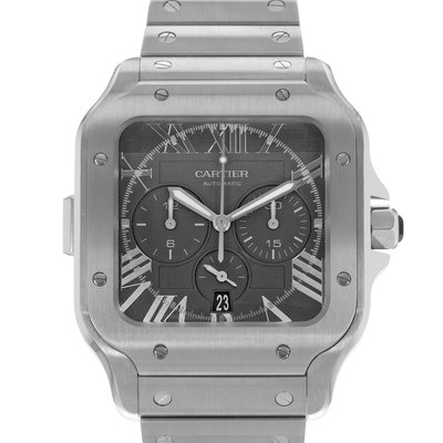 Cartier Santos WSSA0078 4183 Grey Dial 43