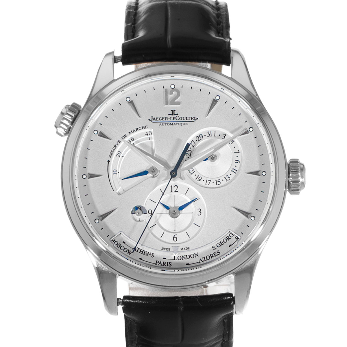 Jaeger-LeCoultre Master Geographic Q1428421 Silver Dial 39