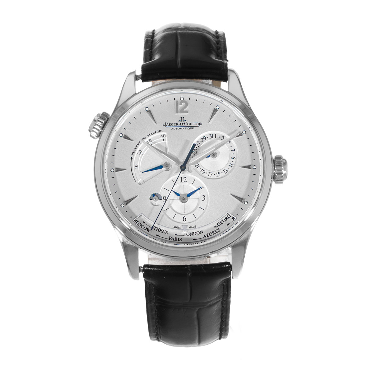 Jaeger-LeCoultre Master Geographic Q1428421 Silver Dial 39