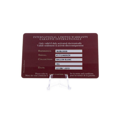 Cartier Ballon Blanc WJBL0008 4171 Silver Dial 30